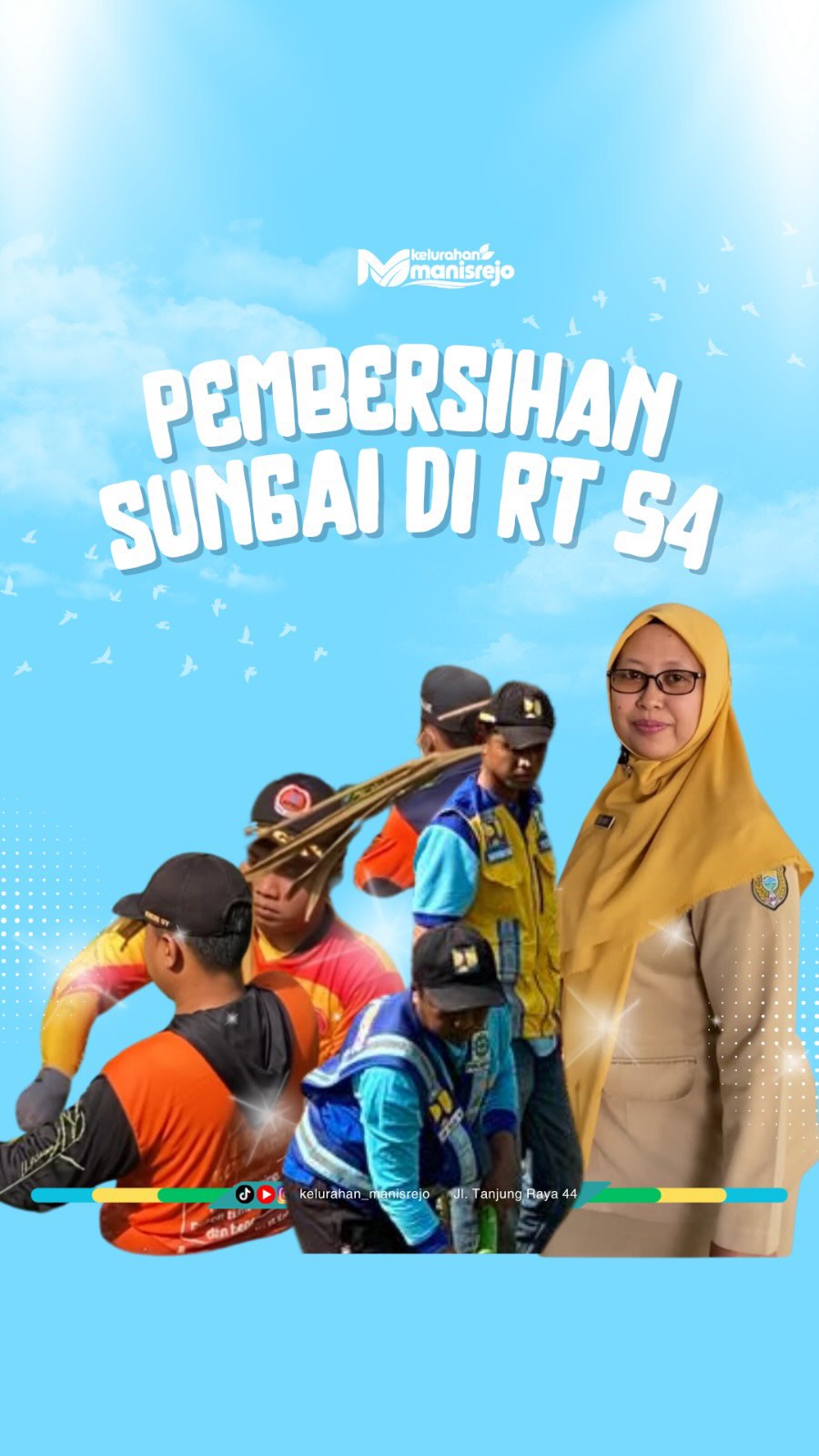 🌿 GOTONG ROYONG, SUNGAI BERSIH, LINGKUNGAN ASRI! 💧🤝 Pemerintah Kota Madiun peduli terhadap lingkungan, Dinas Perkim, ...