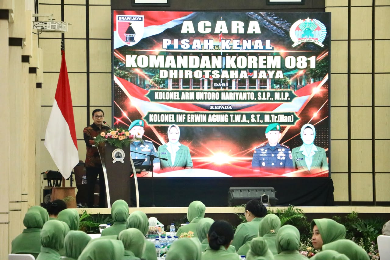 Hadiri Pisah Sambut Danrem 081, Sinergi TNI dan Pemkot Madiun Terus Diperkuat