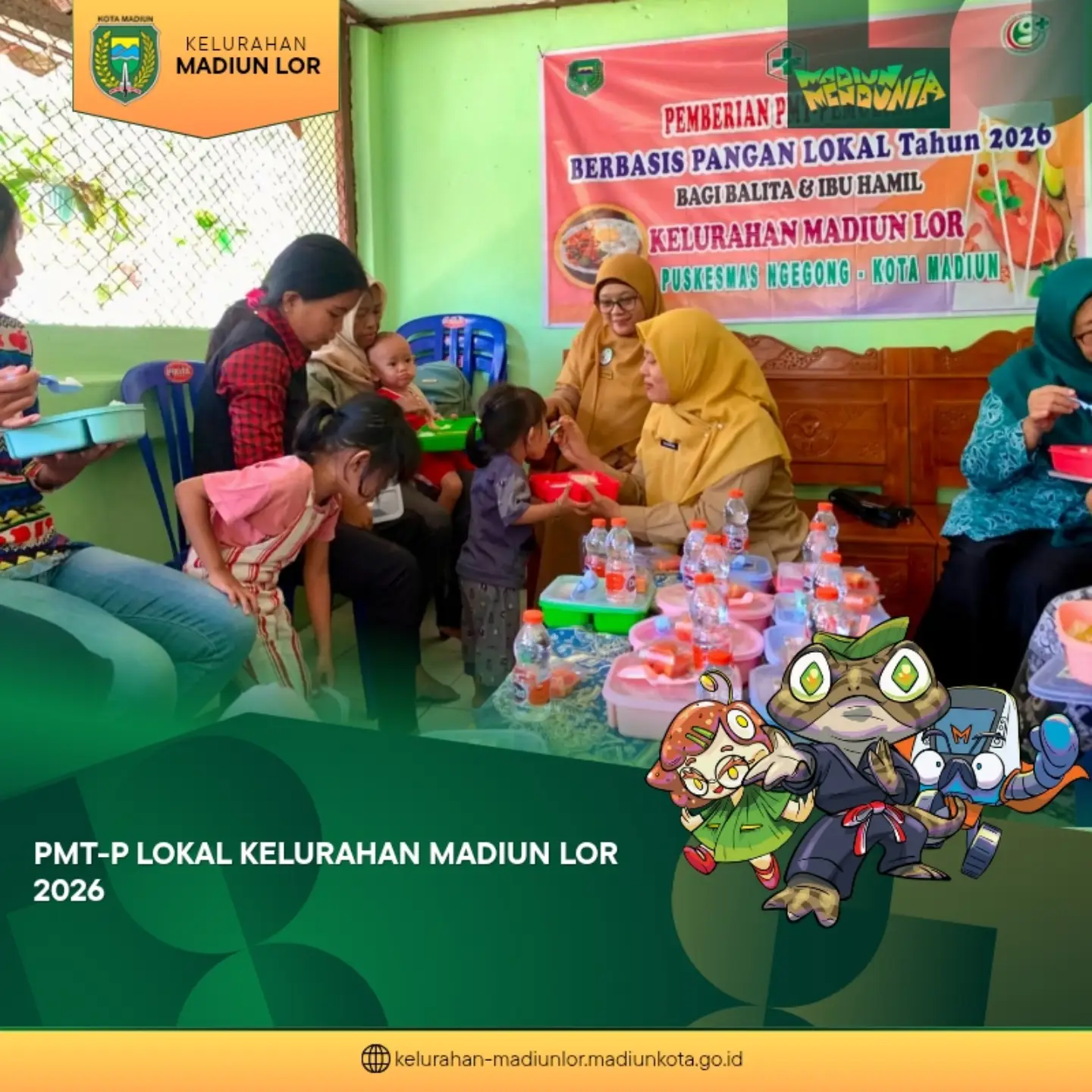 PMT-P Lokal Kelurahan Madiun Lor 2026 MADIUN LOR — Dalam upaya mendukung perbaikan status gizi masyarakat, Kelurahan Mad...