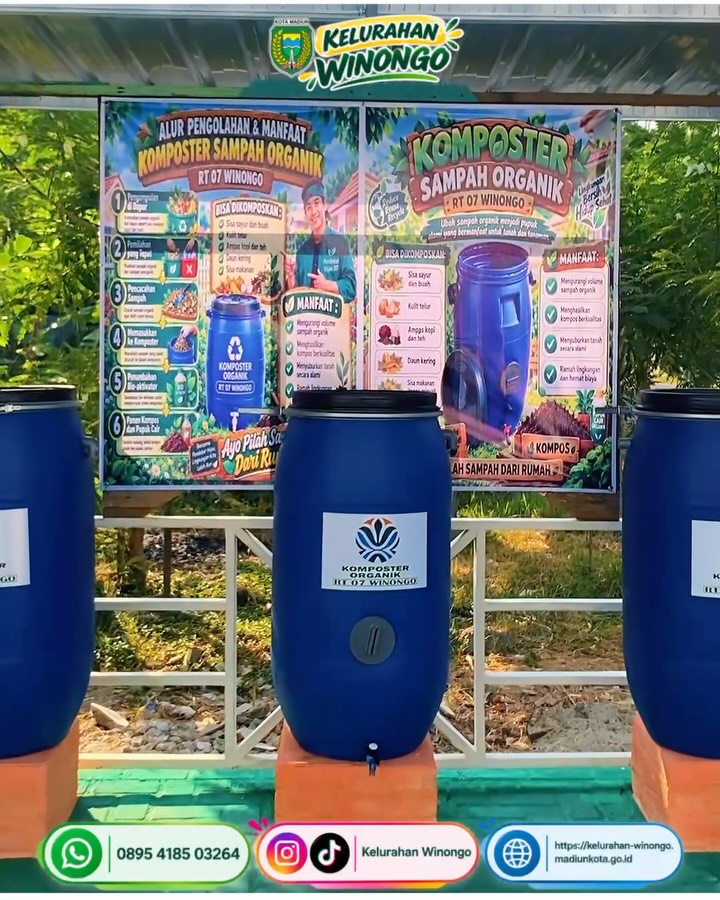 Ibu Lurah Winongo, Dian Puspita, S.E., M.A.P, melakukan monitoring pengelolaan sampah di setiap RT sebagai bentuk kepedu...